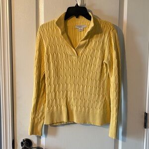 Liz Claiborne Yellow Long Sleeve Top